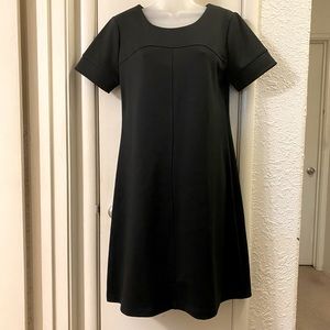 Merona classic ponte knit black dress